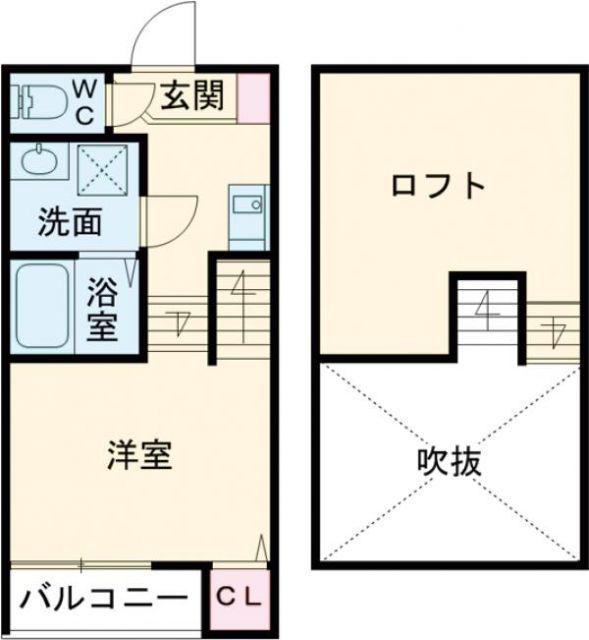 MODERN PALAZZO SUMIYOSHI EMA I(1SK/1階)の間取り写真