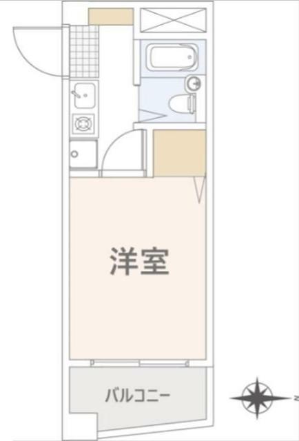 エム-ステージ・1(1K/3階)の間取り写真