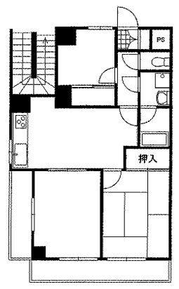 メイゾン小手指弐番館(3LDK/2階)の間取り写真