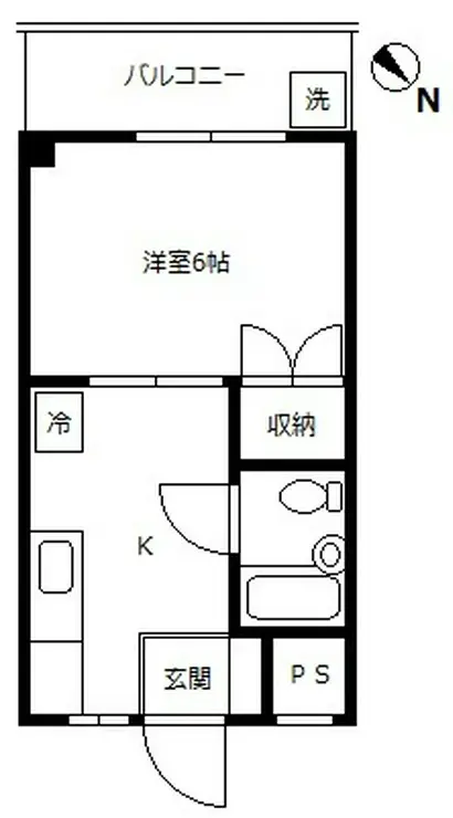 コーポエスティ 2階階 間取り