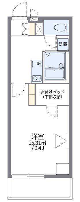レオパレスボヌールドゥマン(1K/3階)の間取り写真