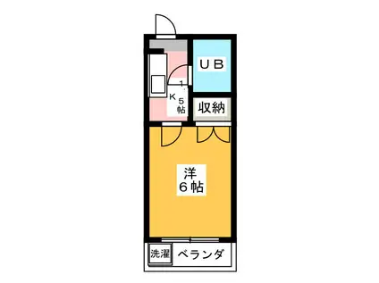 永山マンション(1K/3階)の間取り写真