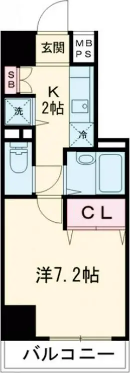 ヴェルト柿の木坂 5階階 間取り