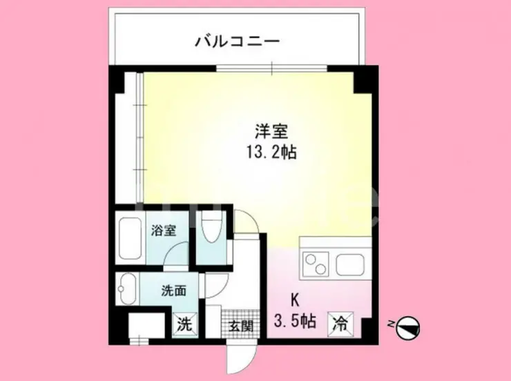 OZ-COURT 3階階 間取り