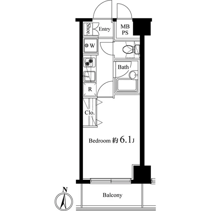 ヴェルト板橋 2階階 間取り