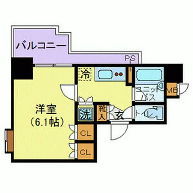 パレステュディオ渋谷ステーションフロント 10階階 間取り
