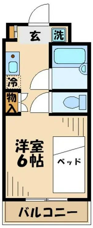 サングリーン南大沢 3階階 間取り