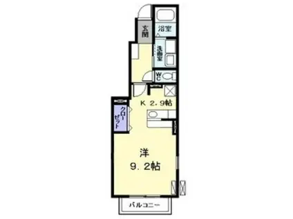 NEW 昇基(ワンルーム/1階)の間取り写真