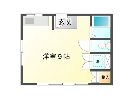 メイセイビル(ワンルーム/3階)の間取り写真