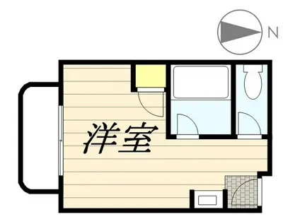 アベニュー名草(ワンルーム/2階)の間取り写真