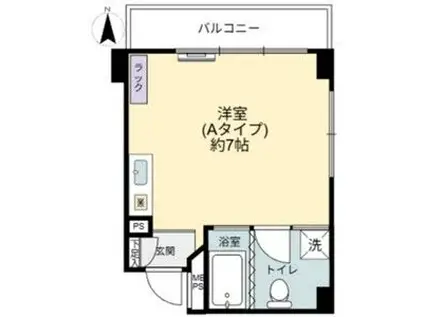 OAZO 庄内西町(ワンルーム/6階)の間取り写真