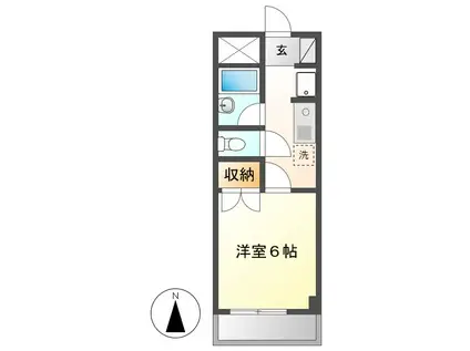 DAIMANHOUSE 昭和橋(1K/2階)の間取り写真