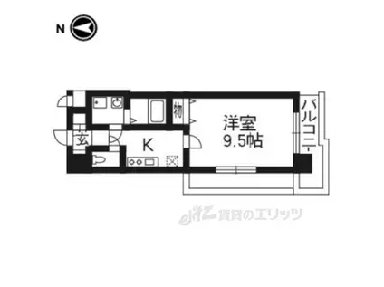 メゾン・フェアリー(1K/7階)の間取り写真