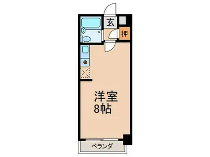 COLLECTION中崎II(ワンルーム/2階)の間取り写真