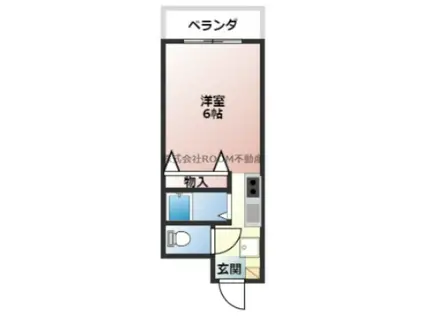 サンライフ都城I・II(1K/1階)の間取り写真