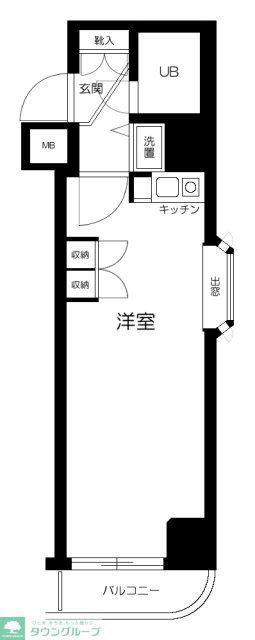 ワコーレ綾瀬II(ワンルーム/4階)の間取り写真