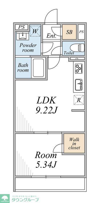 リブリ・ときわ台(1LDK/1階)の間取り写真