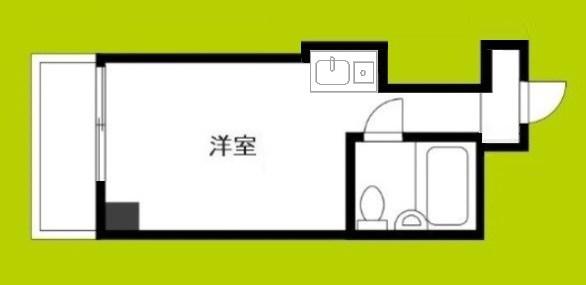 コスナーマンション(ワンルーム/5階)の間取り写真