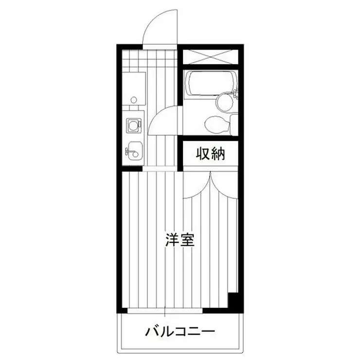 フローラル散田 4階階 間取り