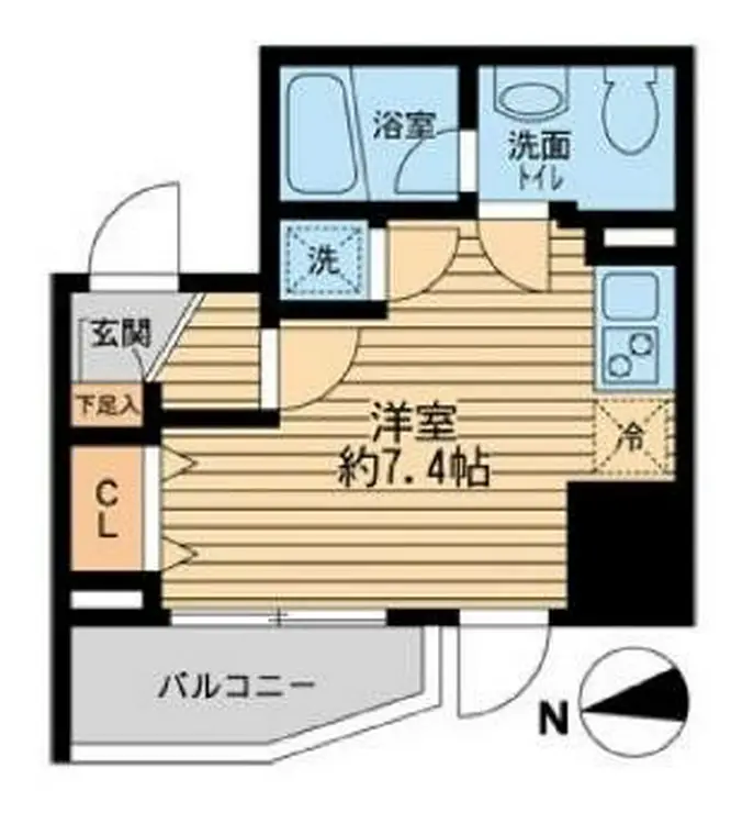 ライブコート草加 4階階 間取り