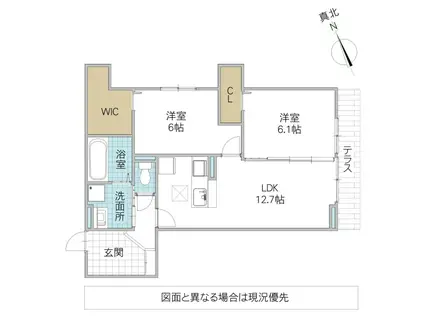 DS LIEN A A号地(2LDK/1階)の間取り写真