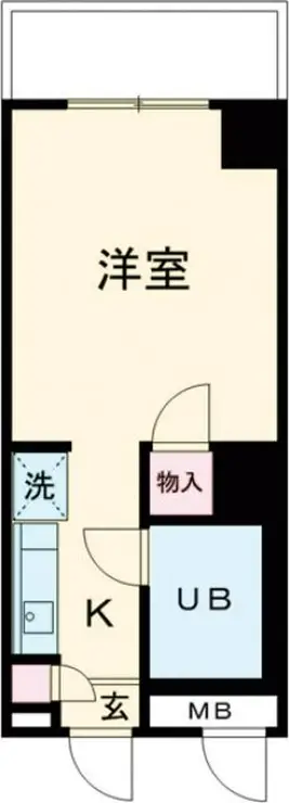 小金井本町オリエントプラザ 2階階 間取り