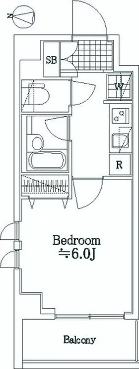 クレイシア矢口 2階階 間取り