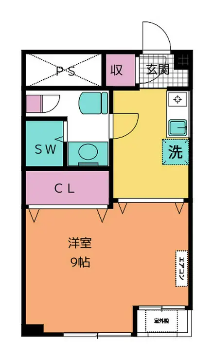 高輪グランドハイツ 6階階 間取り