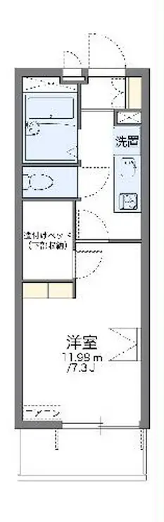 レオパレスエスペランサ 2階階 間取り