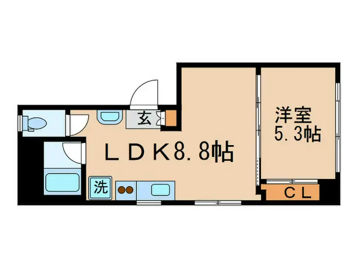 ジュネス西麻布 2階階 間取り