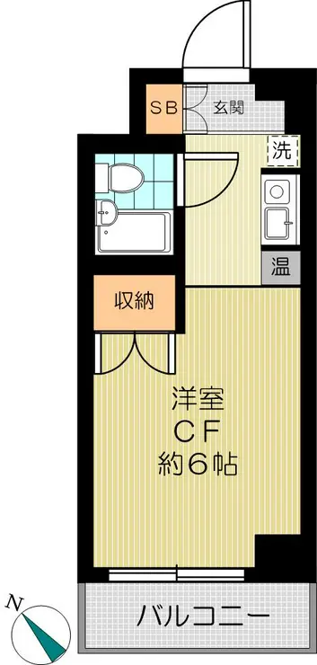 西早稲田M.O.ハウス 5階階 間取り