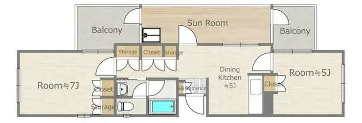 マノワール小滝園 2階階 間取り