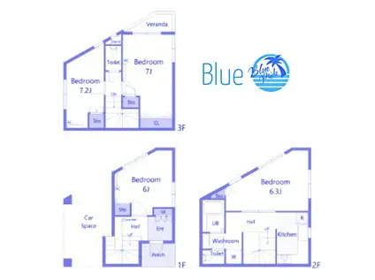 小田2丁目OKハウス(4K/1階)の間取り写真