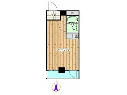 サンスプレンダー池袋(ワンルーム/6階)の間取り写真