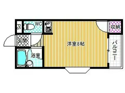 RIZEONE富田林レジデンスII(ワンルーム/3階)の間取り写真