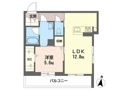 通町グランデ(1LDK/3階)の間取り写真