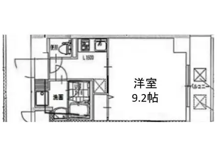 S-FORT都島KERS(1K/3階)の間取り写真