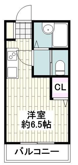 ANNEAU上星川(ワンルーム/2階)の間取り写真