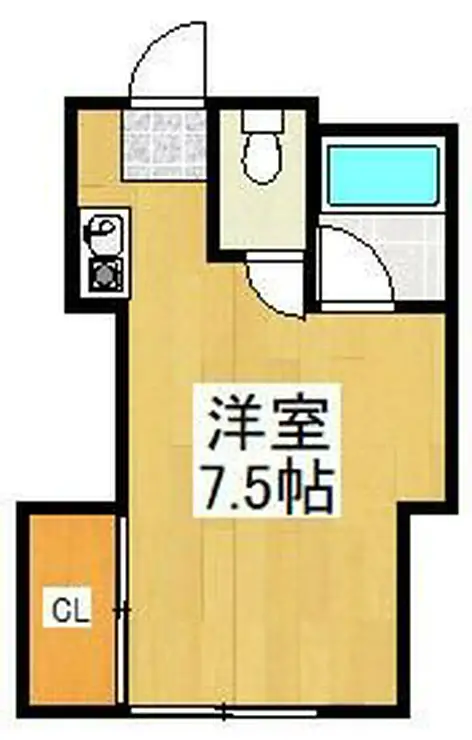 ワカナコーポ 1階階 間取り
