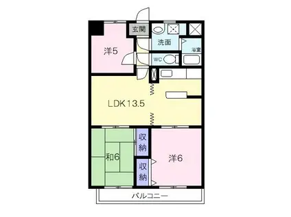 センチュリーハイランド(3LDK/12階)の間取り写真