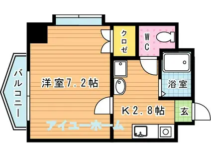 STY-1マンション(1K/3階)の間取り写真