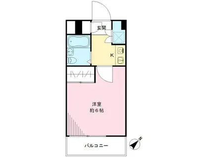 瑞江マキノビル(1K/4階)の間取り写真