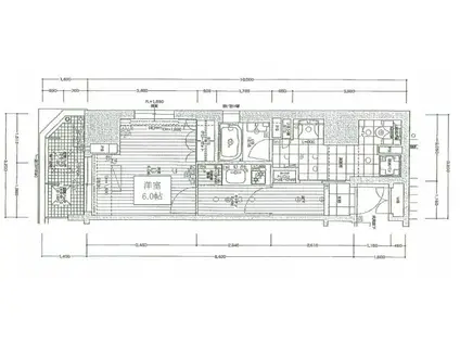 リーガル南船場III(1K/15階)の間取り写真