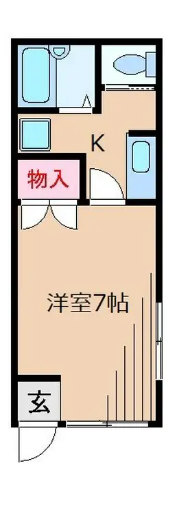 エスポワール日吉 1階階 間取り