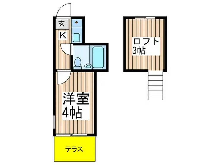 メゾン平田 1階階 間取り