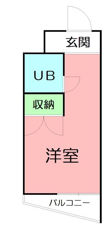 TOP・藤沢第2(ワンルーム/1階)の間取り写真