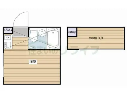 MY PLAN 阿佐ヶ谷(ワンルーム/2階)の間取り写真