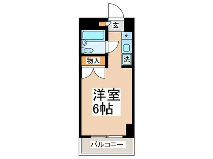 マモール川崎神明町(ワンルーム/3階)の間取り写真