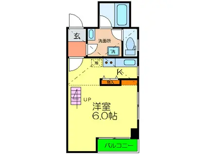 LOFT(1K/3階)の間取り写真