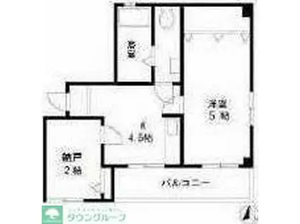 両国アーバンハウス(1SK/3階)の間取り写真